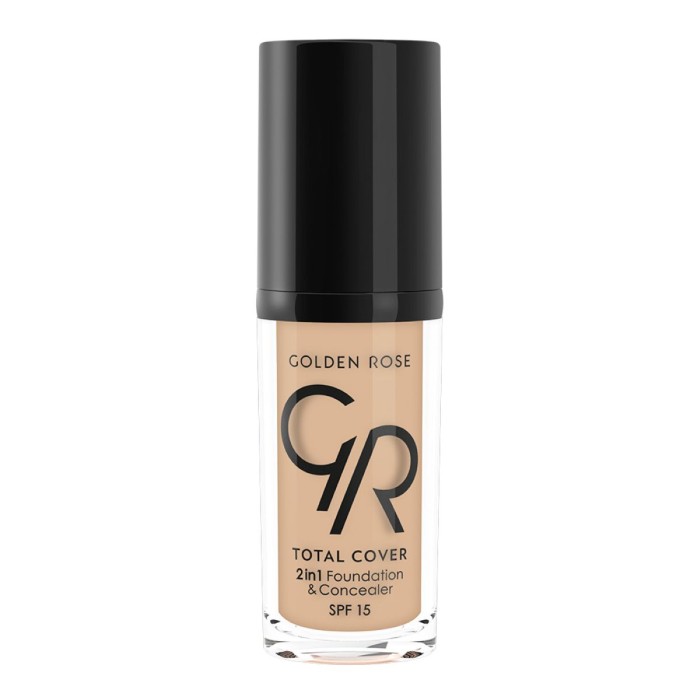 Golden Rose Total Cover 2 in 1 Foundation 05 30ml