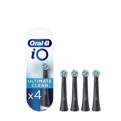 Oral-B iO Ultimate Clean Black Ανταλλακτικές Κεφαλές, 4τμχ