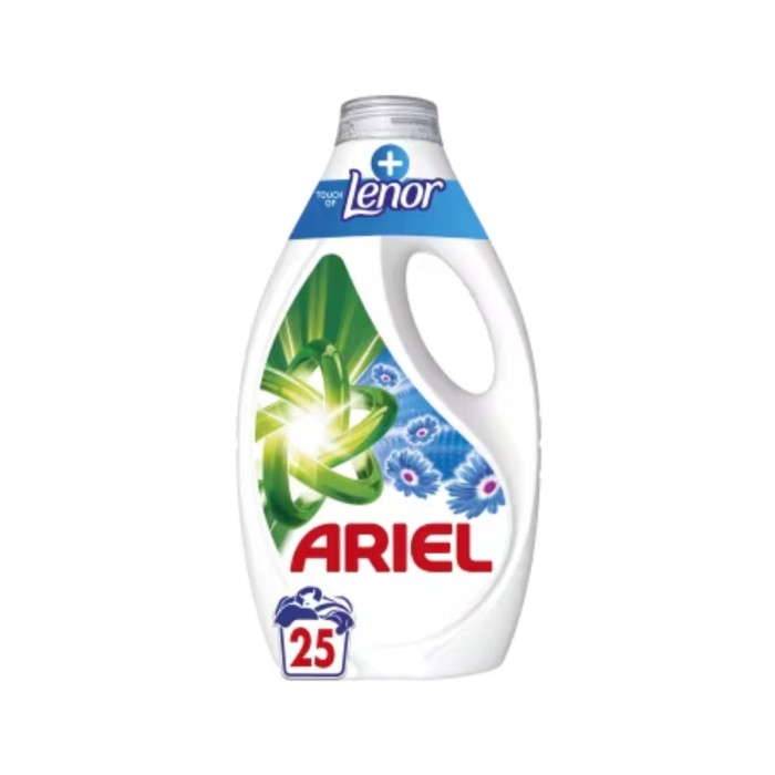 Ariel Υγρό Απορρυπαντικό Ρούχων Touch of Lenor 25μεζ