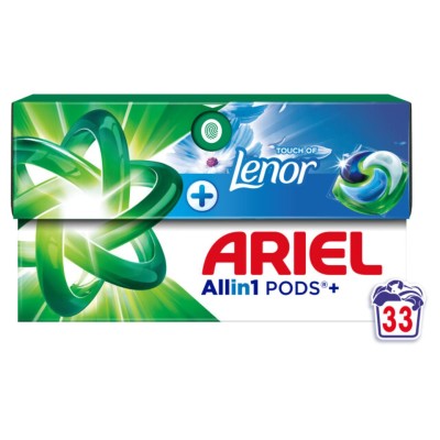 Ariel Allin1 Touch of Lenor Ariel Pods 33caps
