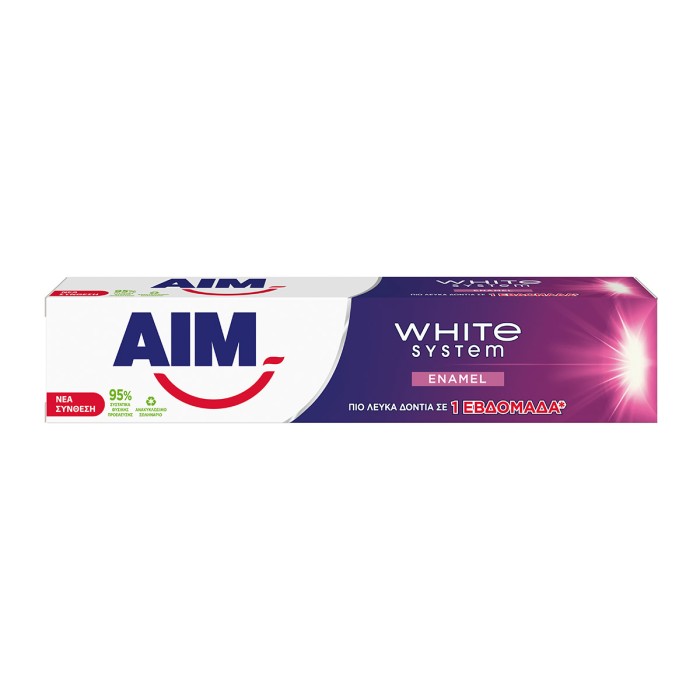 Aim White System Enamel Toothpaste 75ml