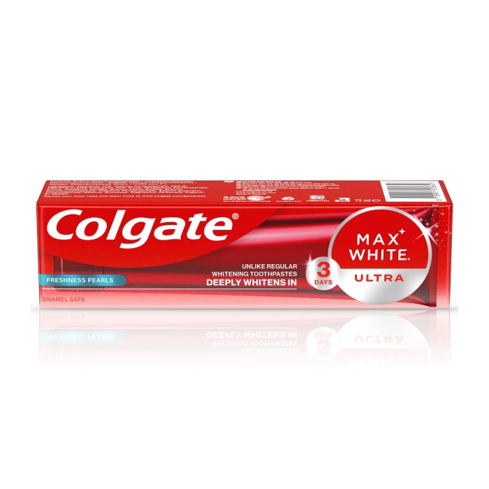Colgate Max White Ultra Freshness Pearls Toothpaste, 75ml