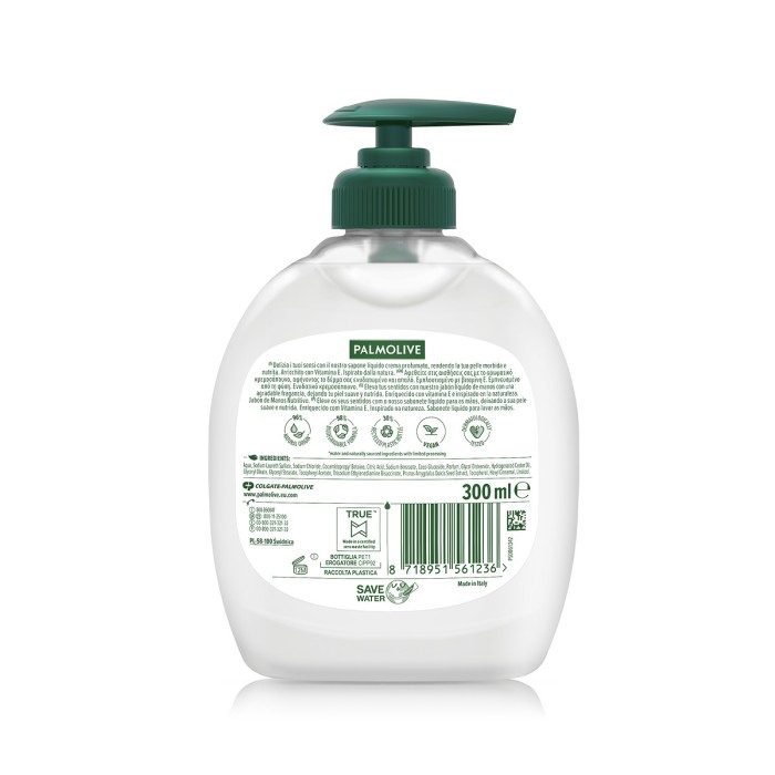 Palmolive Naturals Liquid Cream Soap Pump Milk & Almond 300ml