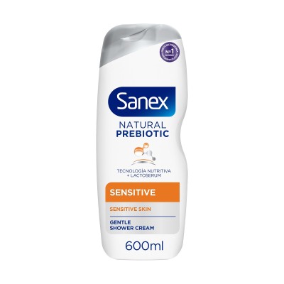Sanex Natural Prebiotic Sensitive Shower Gel 600ml