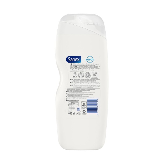 Sanex Zero Normal Skin Shower Gel 600ml