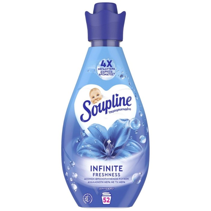 Soupline Fabric Softener Infinite Zephyr Burst 730ml