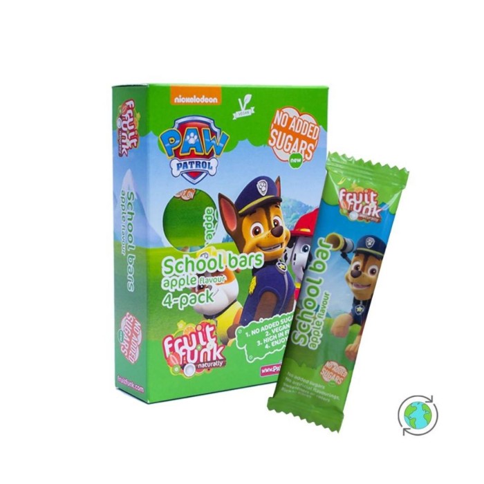 Fruitfunk Paw Patrol School Bars with Apple Flavor 4x20gr