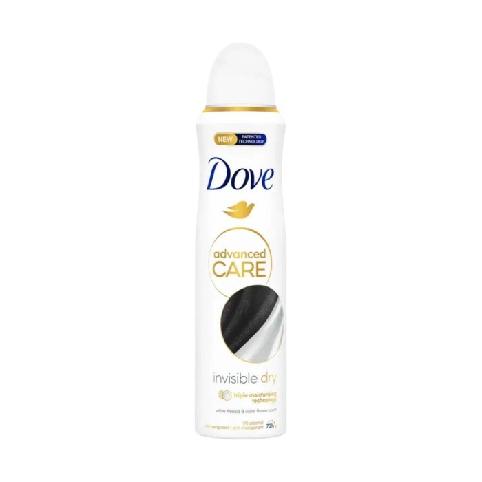 Dove Advanced Care Invisible Dry Deodorant Spray 150ml