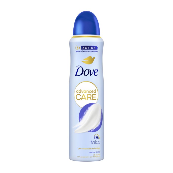 Dove Advanced Care Talco Deodorant Spray 150ml