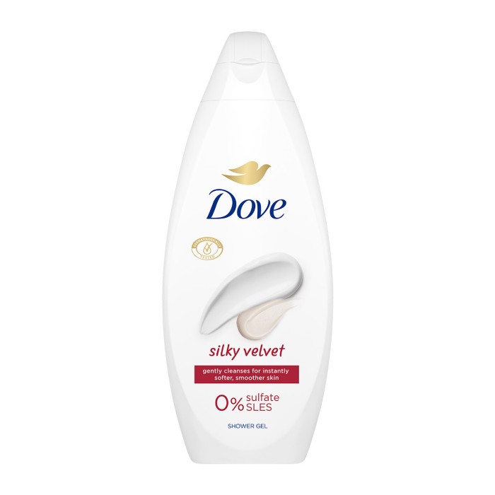 Dove Silky Velvet Αφρόλουτρο 720ml