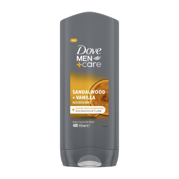 Dove Men+Care Sandalwood & Vanilla Shower Gel 400ml