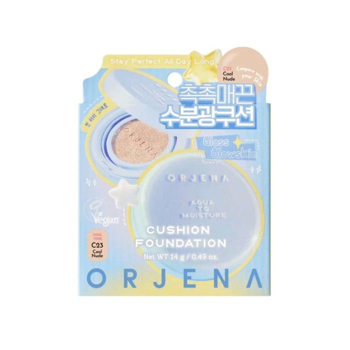 Orjena Aqua To Moisture Cushion SPF50+ PA+++ C23 Cool Nude Single 14g