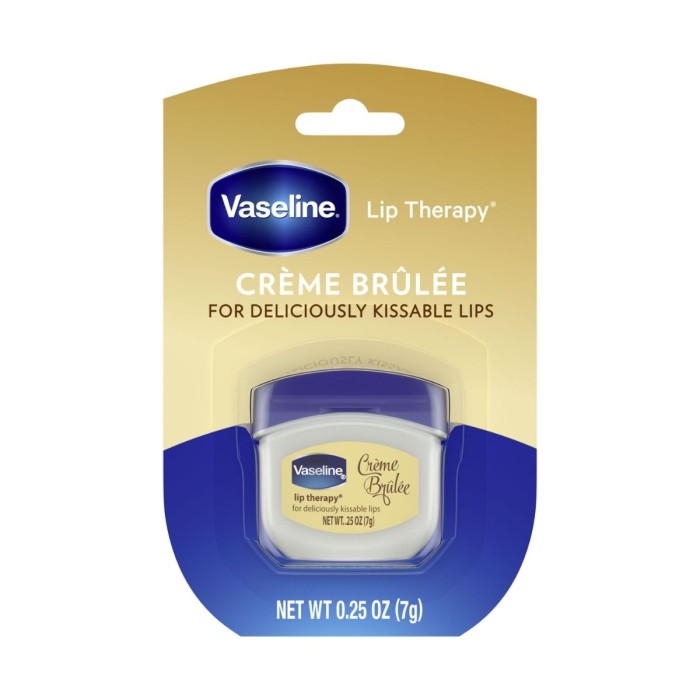 Vaseline Lip Balm Jar Creme Brulee 7g