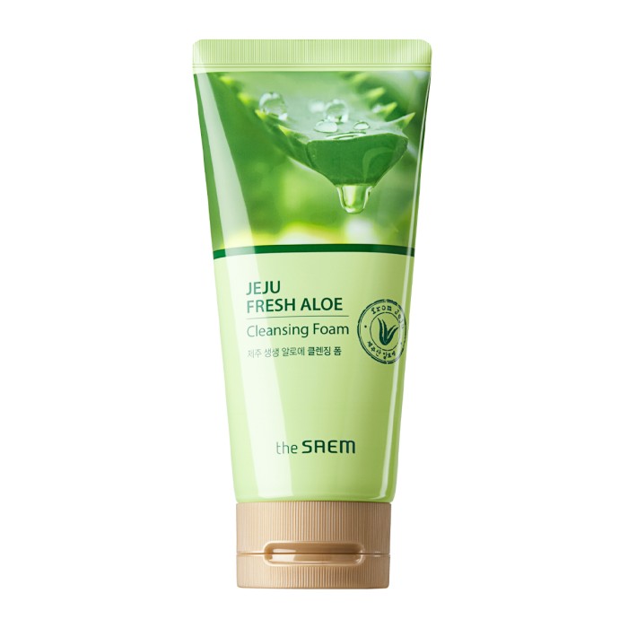 The Saem Jeju Fresh Aloe Cleansing Foam - Ενυδατικός Αφρός Καθαρισμού, 150gr