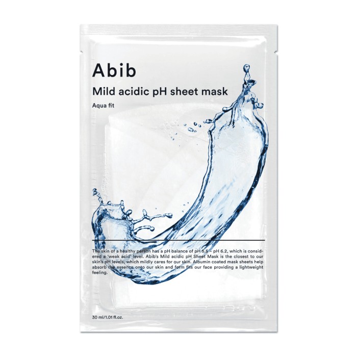 ABIB Mild Acidic pH Sheet Mask Υφασμάτινη Μάσκα Προσώπου Aqua Fit 30ml