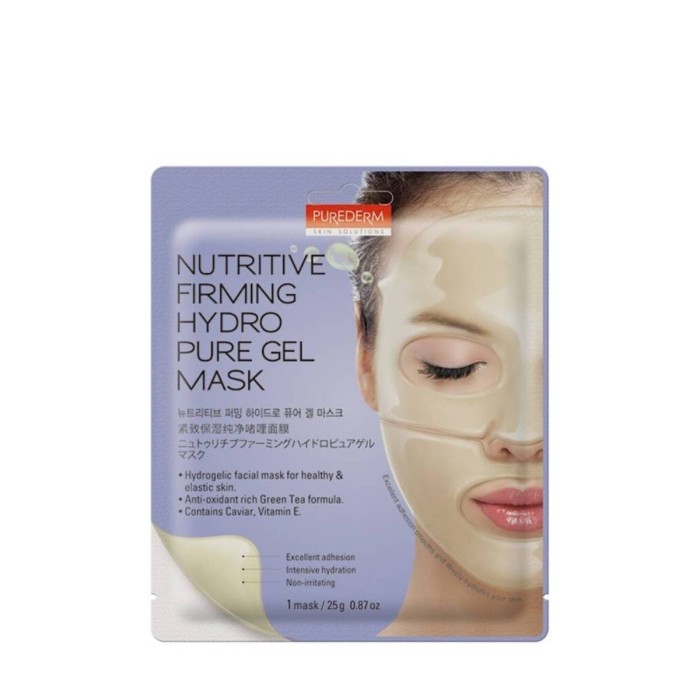 Purederm Nutritive Firming Hydro Pure Gel Mask Μάσκα Προσώπου