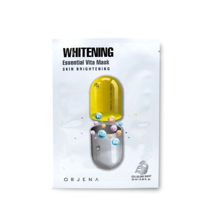 Orjena Whitening Essential Vita Mask Μάσκα Προσώπου 25ml