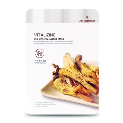 Beauugreen Μάσκα Προσώπου με Κόκκινο Ginseng 23g