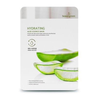Beauugreen Μάσκα Προσώπου με Αλόη 23g