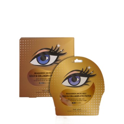 Beauugreen Μάσκα Ματιών Micro Hole με Χρυσό & Κολλαγόνο