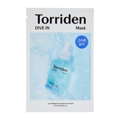 Torriden Dive In Low Molecular Hyaluronic Acid Mask 1 Piece