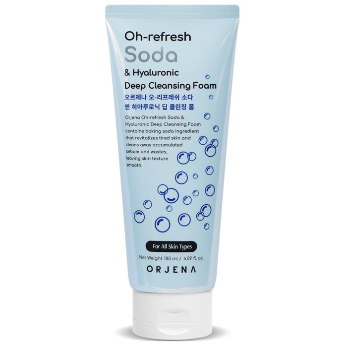 Orjena Oh-Refresh Soda & Hyaluronic Deep Cleansing Foam Αφρός για Βαθύ Καθαρισμό 180ml