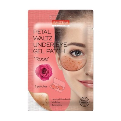 Purederm Petal Waltz Under Eye Gel Patch Rose Επιθέματα Ματιών