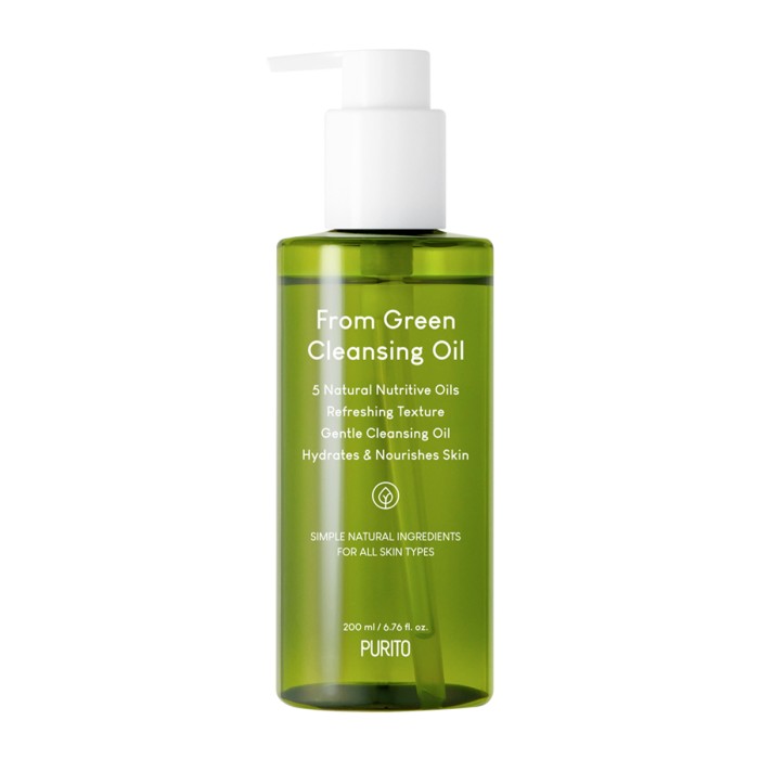 Purito From Green Cleansing Oil - Απαλό και Καταπραϋντικό Λάδι Καθαρισμού, 200ml