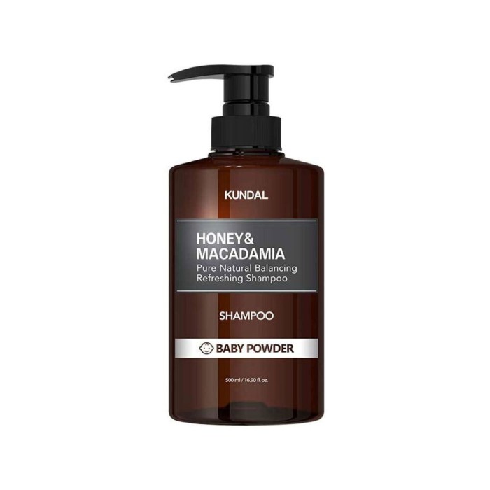 Kundal Honey & Macademia Pure Natural Hair Shampoo Baby Powder 500ml