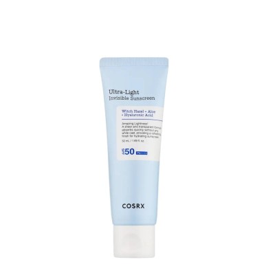 Cosrx Ultra-Light Invisible Αντηλιακό Προσώπου SPF50+ 50ml