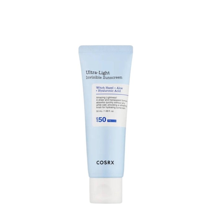 Cosrx Ultra-Light Invisible Αντηλιακό Προσώπου SPF50+ 50ml