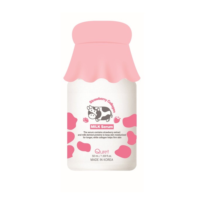 Quret Strawberry Collagen Milk Ορός Προσώπου 50ml