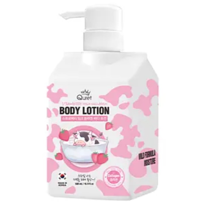 Quret Strawberry Milk Collagen Body Lotion