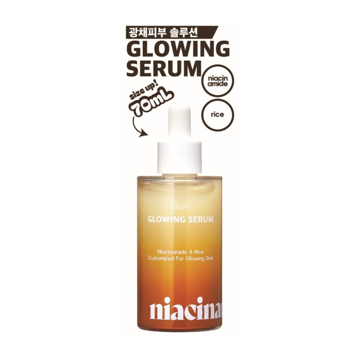 Quret Glowing Niacinamide & Rice Ορός Προσώπου 70ml