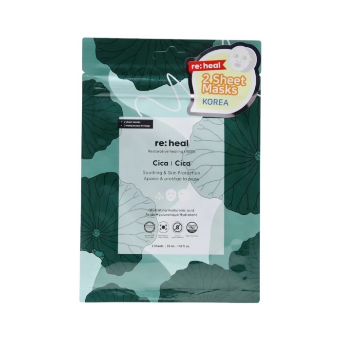 Re:heal 2-Sheet Face Mask Cica 35ml