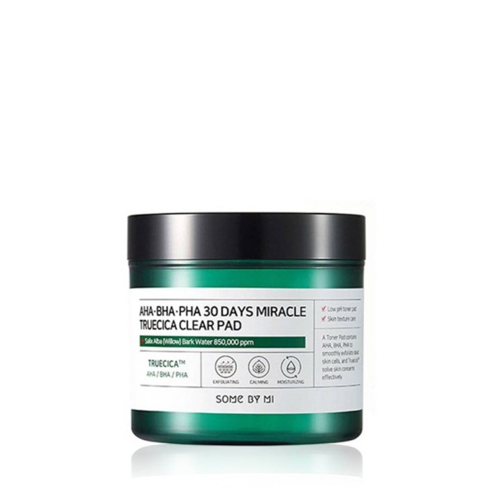 Some By Mi AHA-BHA-PHA 30 days Miracle Truecica Clear Pad Εμποτισμένα Δισκία 70pcs
