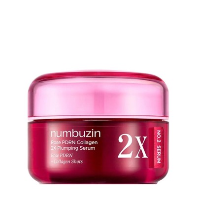 Numbuzin No.2 Rose PDRN Collagen 2X Face Plumping Serum 30ml