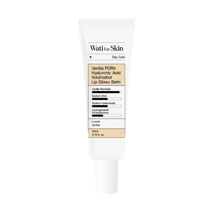 Wati For Skin Vanilla PDRN Hyaluronic Acid Volufroshot Lip Glowy Balm 20ml
