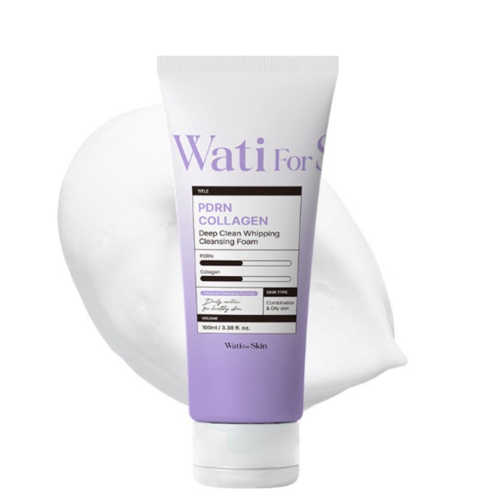 Wati For Skin PDRN Collagen Deep Clean Whipping Cleansing Foam 100ml