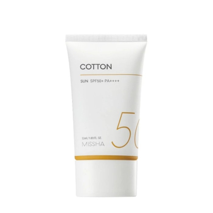 Missha All Around Safe Block Cotton Sun - Αντηλιακή Κρέμα Προσώπου SPF50+ / PA++++, 50ml
