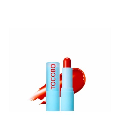 Tocobo Glass Tinted Βάλσαμο Χειλιών με Λάμψη 013 Tangerine Red, 3.5gr