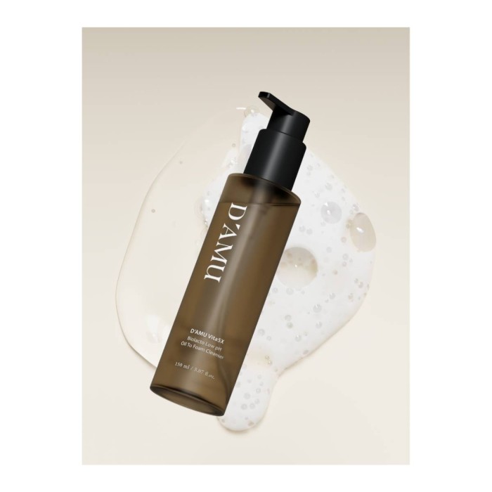 D’AMU VITA5X Biolacto Low pH Oil-to-Foam Cleanser, 150ml