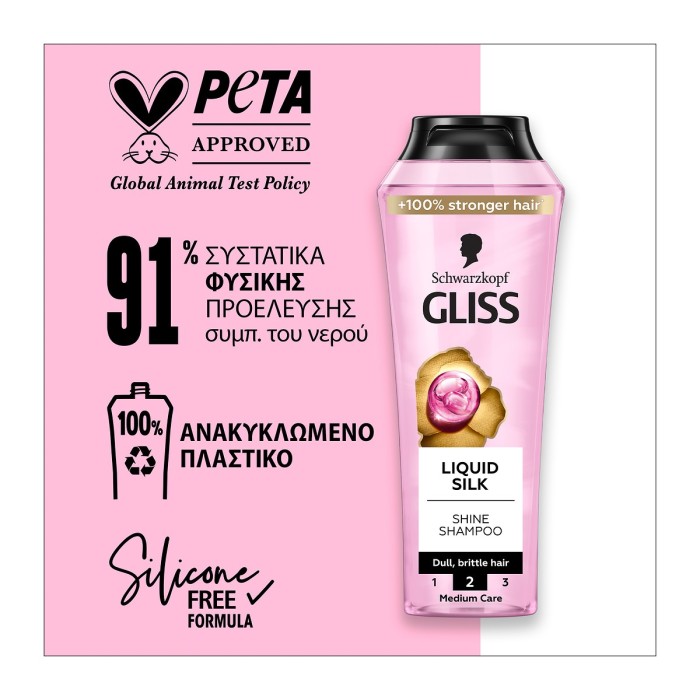 Schwarzkopf Gliss Shampoo - Liquid Silk 400ml