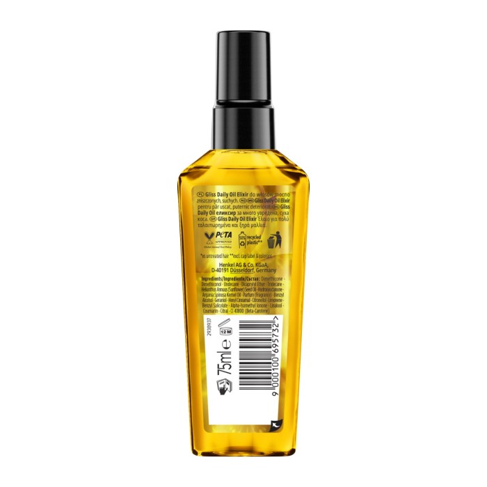 Schwarzkopf Gliss Ελιξίριο Μαλλιών 75ml