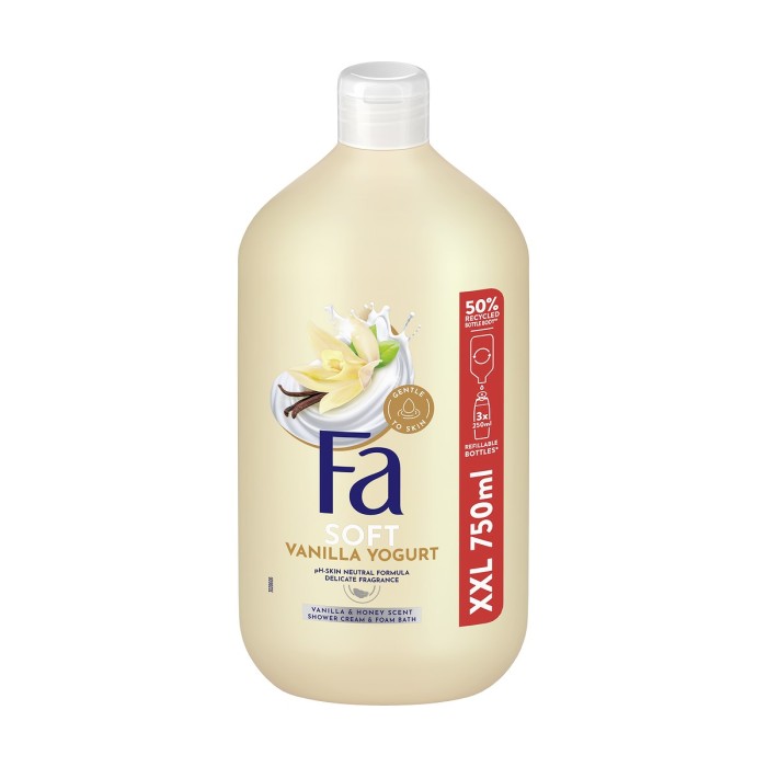 Fa Yoghurt Vanilla Honey Scent Shower Gel 750ml