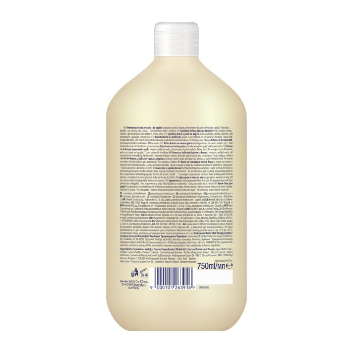 Fa Yoghurt Vanilla Honey Scent Shower Gel 750ml