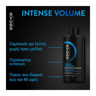 Syoss Shampoo - Intense Volume 440ml