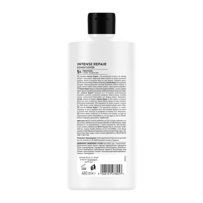 Syoss Conditioner - Intense Repair 440ml