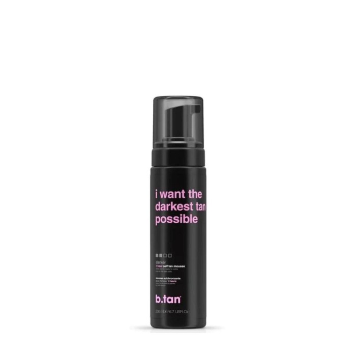 b.tan I Want The Darkest Tan Possible - Self Tan Mousse 200ml